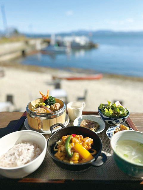 【琵琶湖×カフェ&レストランランチ】Terrace kitchen anju