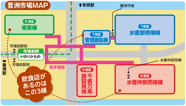 豊洲市場ってこんなところ