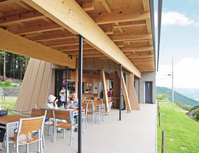 ① 粟ヶ岳世界農業遺産 茶草場テラス