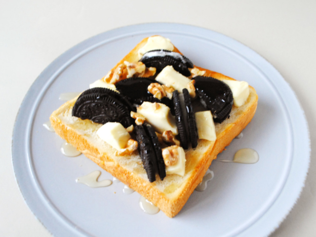 ★「オレオ&クリチートースト」の作り方