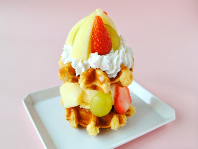 ★「ワッフルアイスサンド」の作り方