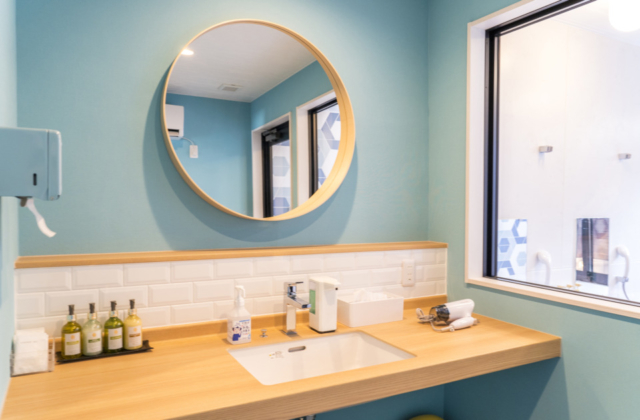 職員室をリノベした人工温泉貸切風呂