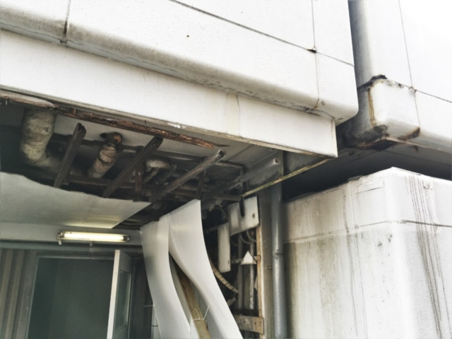 老朽化した設備