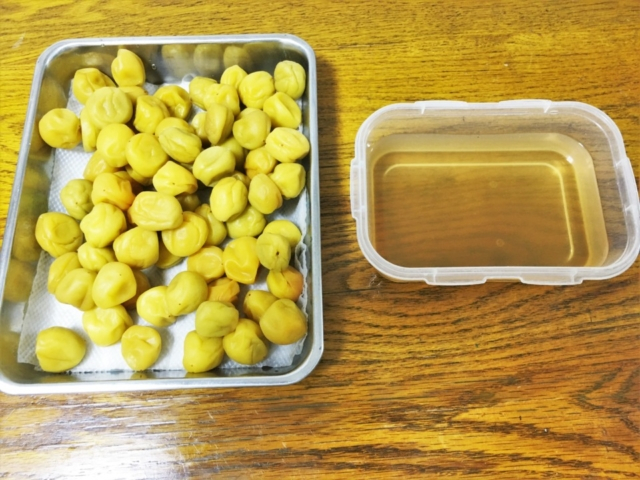 作り方④ 土用干し