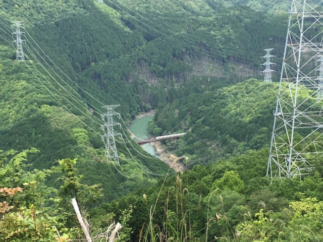 愛宕山と保津峡の絶景