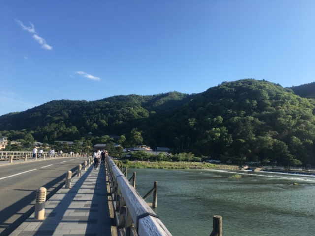 鳥居本から嵐山