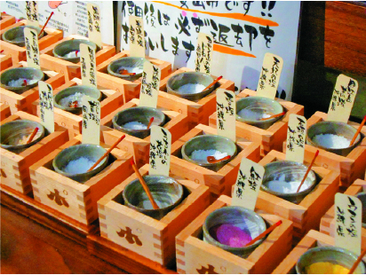 利き酒はこんな流れです