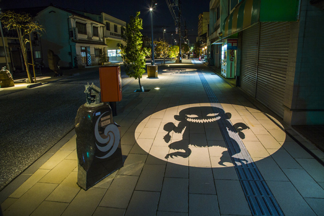 ●幻想的な仕掛けで夜も楽しめる