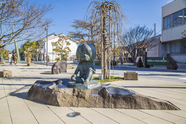 境港~米子モデルコース1日目③ 妖怪ブロンズ像を見物