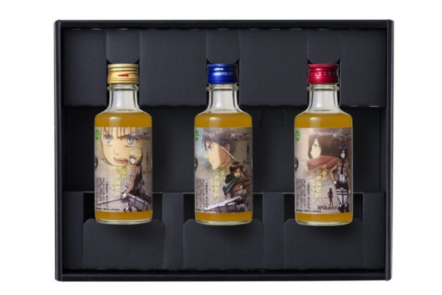 進撃の日田コラボグッズ①「諌山家」の梅も使った梅酒&梅ジュース