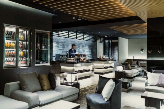 エグゼクティブ感にあふれるゲスト専用ラウンジ