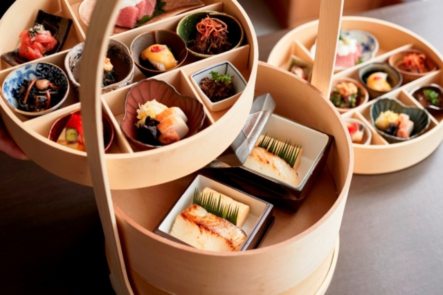 料理は伝統の日本料理に遊び心をプラス