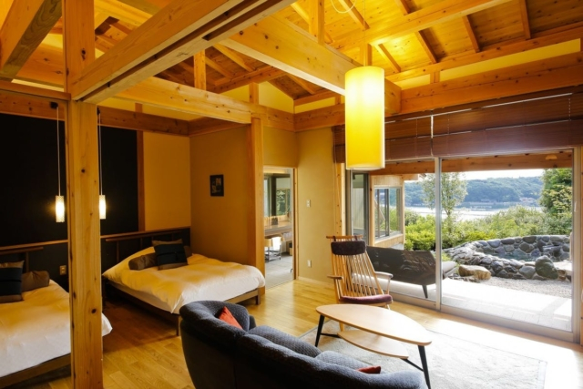 客室は全露天風呂付きのスイート仕様