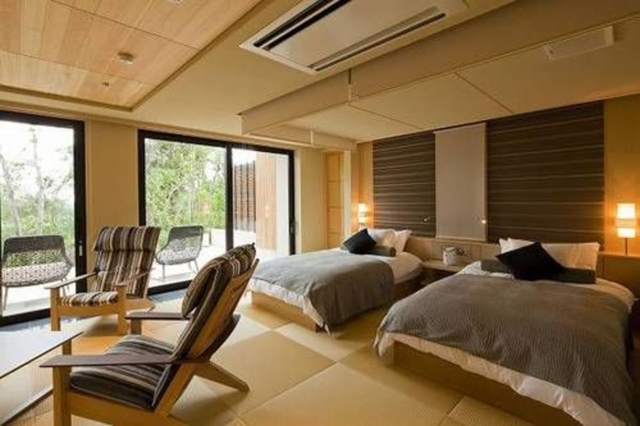 客室は全露天風呂付きのスイート仕様