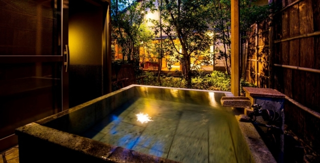 趣が異なる7つの客室露天風呂