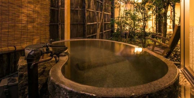 趣が異なる7つの客室露天風呂