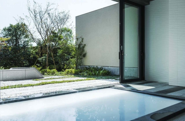 壮大な景観を誇る展望露天風呂