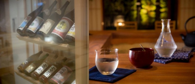 地元蔵の呑み比べが楽しい囲炉裏の地酒Bar