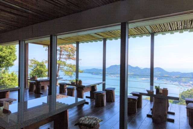 しまなみ海道のおすすめカフェ open cafe 遠見茶屋(大島)