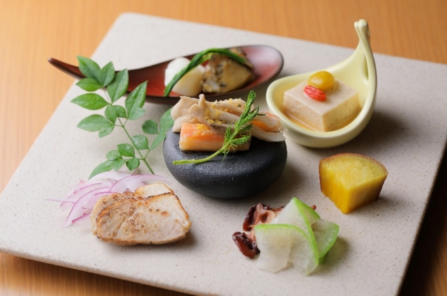 手間を惜しまない質重視の会席料理