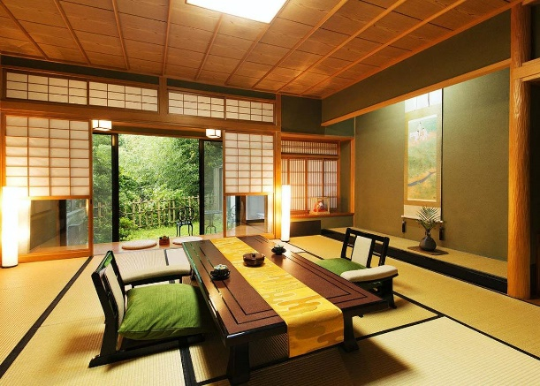 鶴仙渓に臨む全客室が贅沢な2間続き