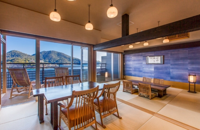 全オーシャンビューの露天風呂付き客室