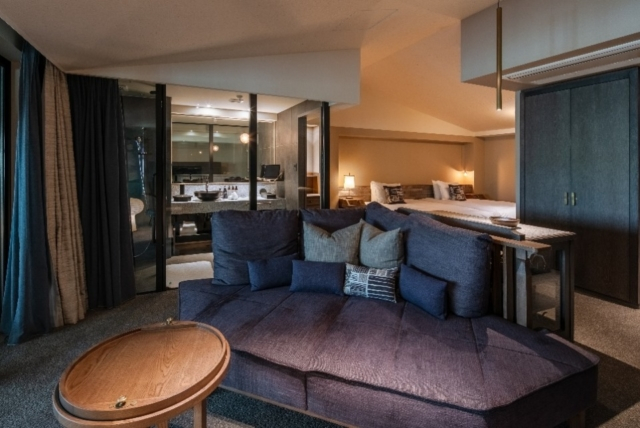 5タイプのゲストルームは全室が露天風呂付き