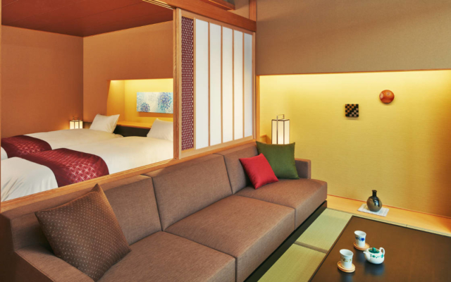 加賀友禅や九谷焼を客室のエッセンスに