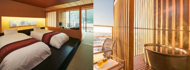 加賀友禅や九谷焼を客室のエッセンスに