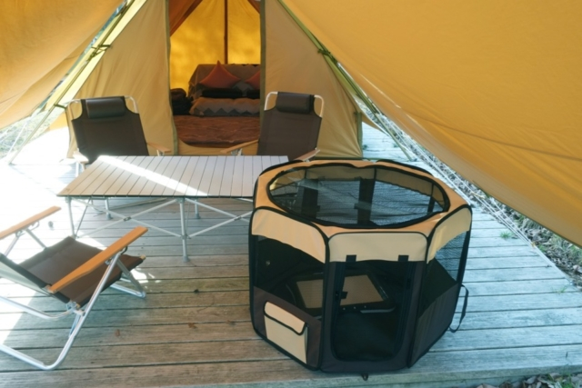 ③A型テントグランピングスタイル(PEPO ペポ)