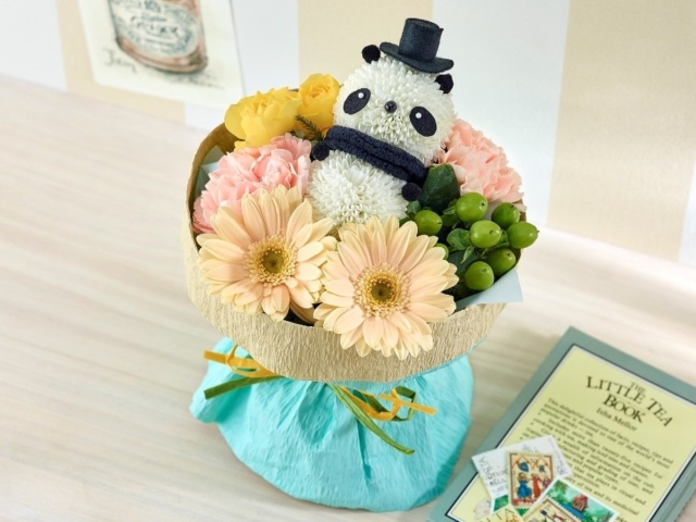⑦パンダのブーケ【日比谷花壇 パルコヤ上野店】