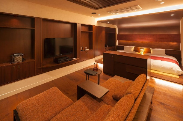 すべて設計が異なる7つの露天風呂付き客室