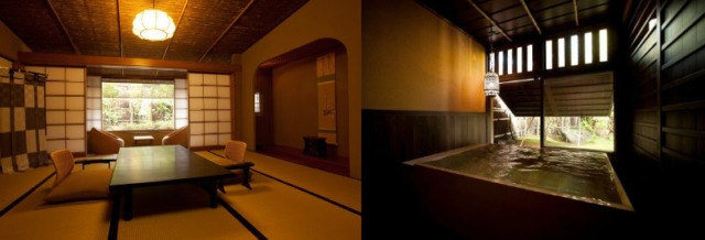 陰翳礼賛の哲学が美しい客室群