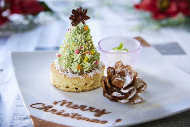 「光の街のクリスマス」で⾷べられるクリスマスグルメ!