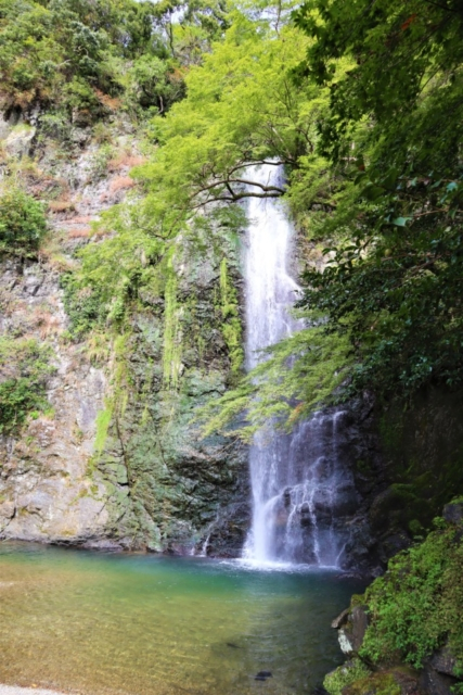 箕面のおでかけ散歩プラン⑦ 箕面大滝は有名な紅葉スポット