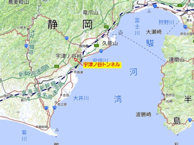 【明治宇津ノ谷トンネル】(静岡県静岡市・藤枝市) 明治・大正・昭和・平成のトンネルが並ぶ旧東海道の峠道を歩く