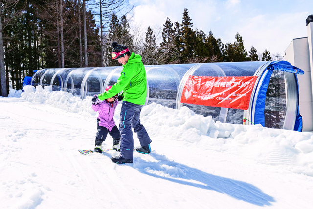 滑る、遊ぶ、泊まるを丸ごと楽しめる ホテル一体型のスノーリゾート!タングラムスキー サーカス