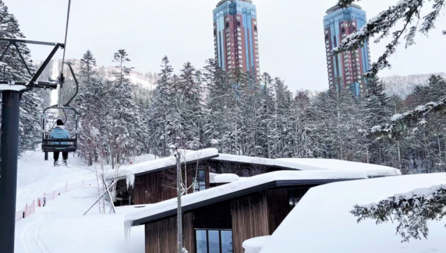 魅力3:スキーインスキーアウトが楽しめるホタルストリート