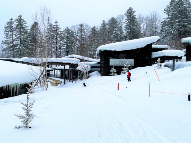 魅力3:スキーインスキーアウトが楽しめるホタルストリート