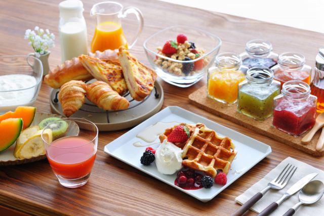 魅力3:カフェのおいしいお食事