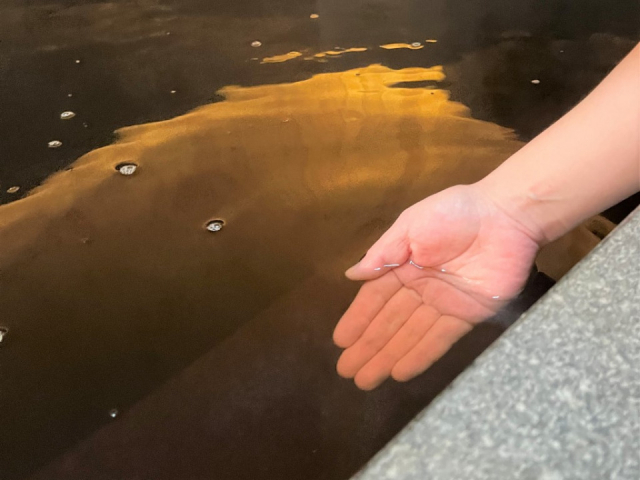 魅力3:すばらしい泉質のモール温泉