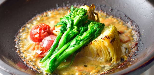 とりどりの高原野菜が映えるLAPIN流フレンチ