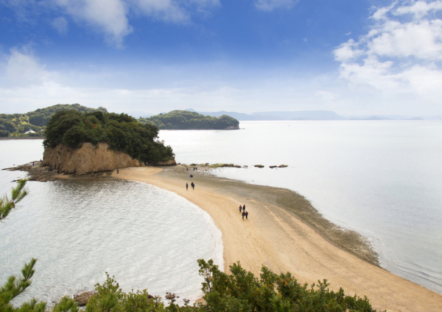 【香川の絶景スポット おすすめ10選】小豆島のエンジェルロード(天使の散歩道)
