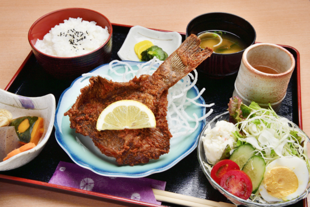 道の駅くみはまsankaikanのご当地グルメ