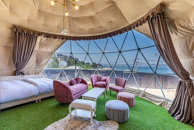 【淡路島】ペット・犬連れOKの宿泊スポット5選 Glamping Resort Awaji