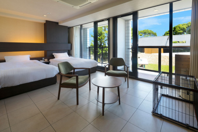 【ペットと泊まれる関西・西日本の温泉宿15選】ホテル島花(兵庫県・洲本温泉)