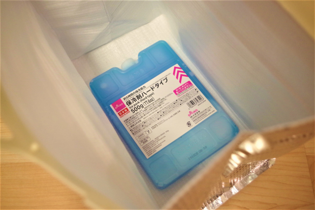 【ダイソーの保冷剤】保冷剤 ハードタイプ(500g)