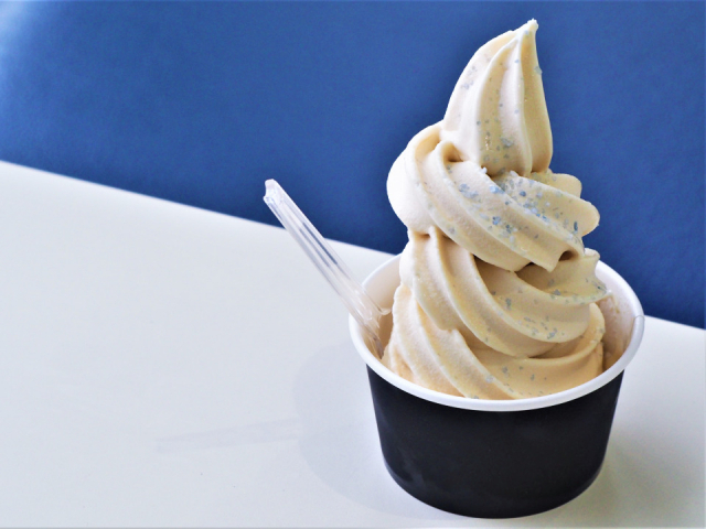 網走流氷館の「流氷ソフトクリーム」も高田シェフ監修