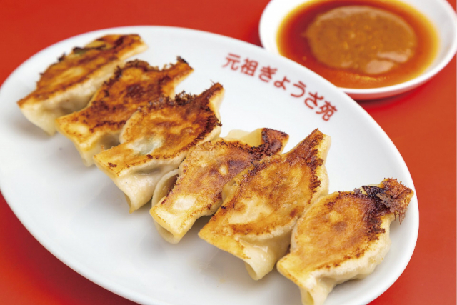 味噌ダレ餃子の発祥店「元祖ぎょうざ苑」