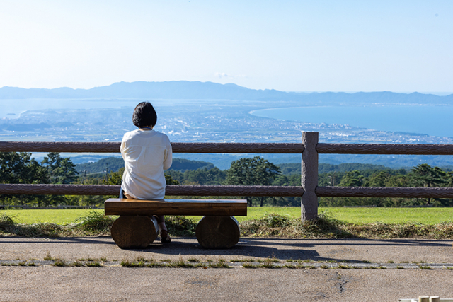 広々とした牧場で牛さんとご挨拶♪